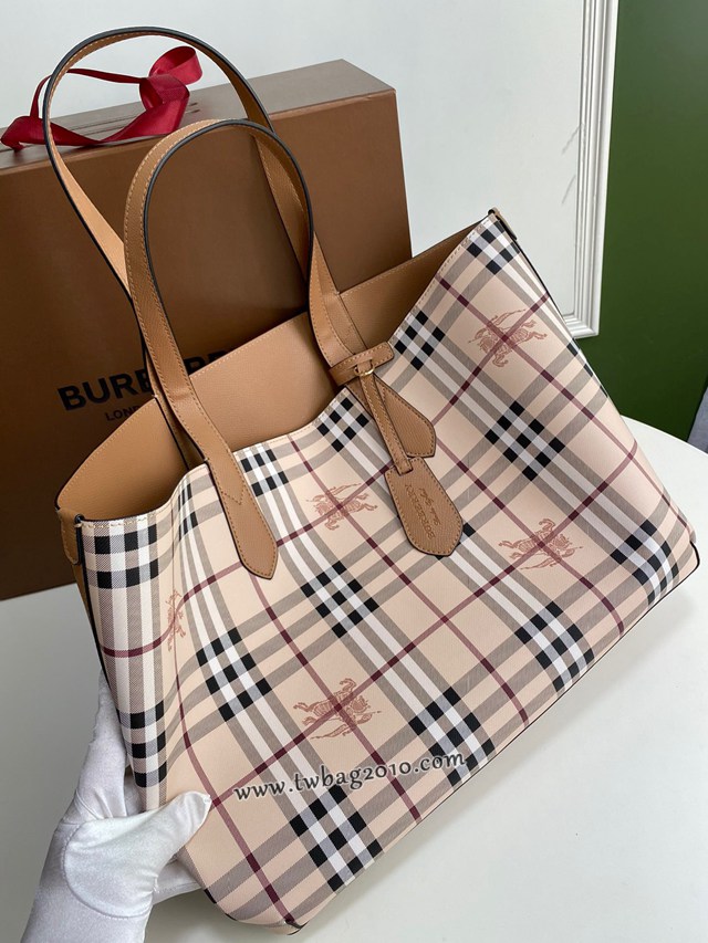 Burberry專門店新款雙面購物袋 巴寶莉功能型購物袋手提女包 yxb1530